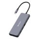 10. Adapter Verbatim CMH-14 USB Type-C 5000 Mbit/s Srebrny