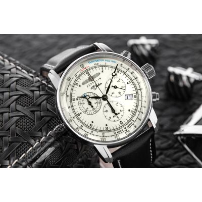 4. Zegarek Męski ZEPPELIN 100 Yahre 8680-3 + BOX