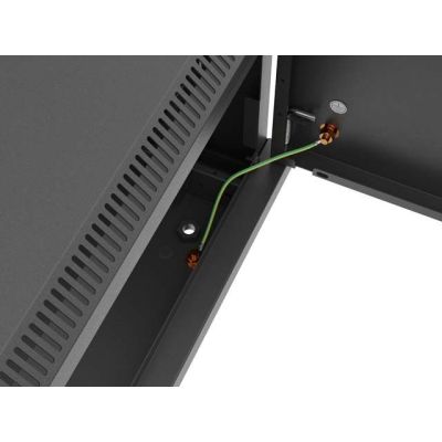 14. LANBERG SZAFA INSTALACYJNA RACK WISZĄCA 19" 4U 600X600 CZARNA DRZWI METALOWE (FLAT PACK)