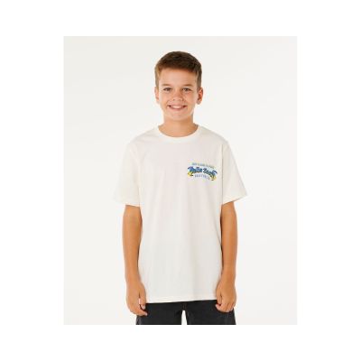 Koszulka chłopięca RIP CURL Rip Curl Pro 26 Tee - Boys biała