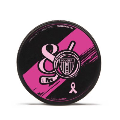 Krążek hokejowy Polonia Bytom - Pink October