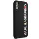 4. Etui Karl Lagerfeld Glossy Bauhaus na iPhone X / XS - czarne
