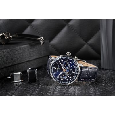 5. Zegarek Męski ZEPPELIN LZ129 Hindenburg 7036-3 + BOX