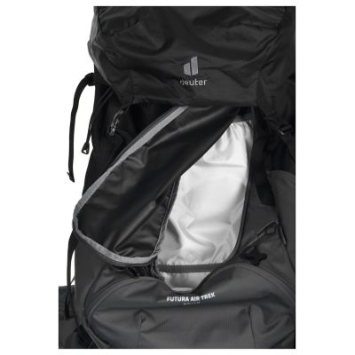 9. Plecak turystyczny Deuter Futura Air Trek 60 + 10 black-graphite