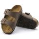 2. Klapki Birkenstock Arizona Kids Birko-Flor Nubuk Mocha narrow wąskie dziecięce młodzieżowe (0552893)