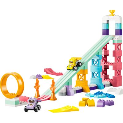 3. LEGO Duplo 10478 - Kreatywne rampy 3 w 1 z pojazdami