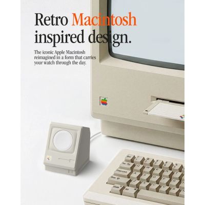 3. Stojak Spigen Classic LS na Apple Watch - beżowy