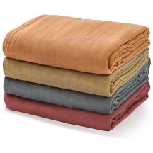 Momcozy SJ007 4-Pack | Miękkie kocyki do przewijania | 120 x 120 cm
