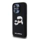 2. Etui Karl Lagerfeld Silicone Karl&Choupette MagSafe na iPhone 15 Pro Max - czarne