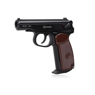 3. Wiatrówka pistolet RANGER PM BB KWC kal. 4,5 BBs Blow Back 15 strz. FULL METAL CO2 (AAKCMB440AZB)