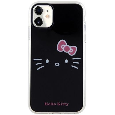 3. Etui Hello Kitty IML Kitty Face na iPhone 11 / Xr - czarne