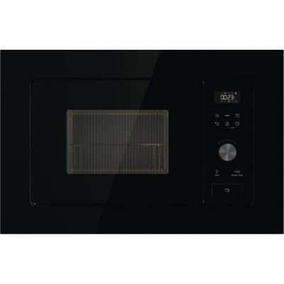 Czarna mikrofalówka Gorenje BM201AG1BG, z grillem, Wbudowana, 20 l, 800 W