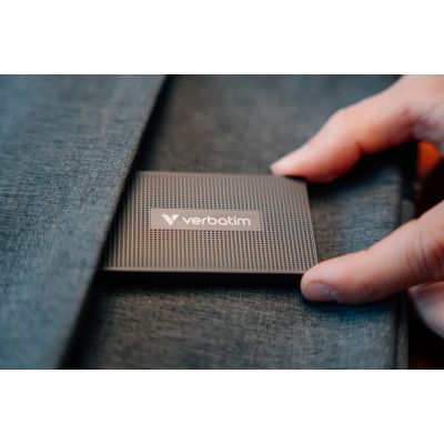 7. Verbatim 32031 Zewnętrzny dysk SSD 1 TB USB Type-C USB 3.2 Gen 2x2 Szary