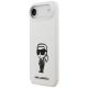 2. Etui Karl Lagerfeld Silicone Karl Sketch & Logo MagSafe na iPhone 17 Air - białe
