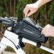 5. Sakwa rowerowa Wozinsky na ramę pancerna z kieszonką na telefon 1.7 l - czarna