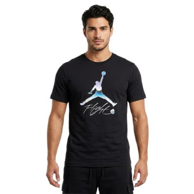 4. Koszulka sportowa męska Air Jordan Graphic Crew Flight Tee czarna - DV8414-010