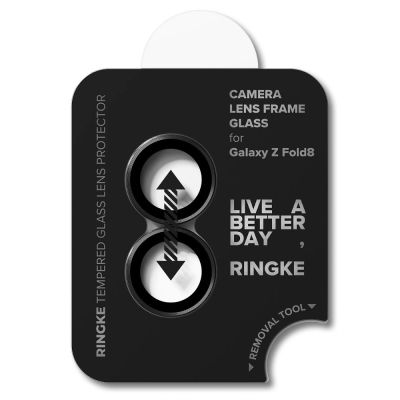 4. Osłona aparatu Ringke Camera Frame Protector 2-Pack na Samsung Galaxy Z Fold 8 - czarna