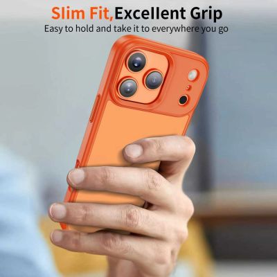 5. Etui Tech-Protect MagMat na iPhone 17 Pro Max - pomarańczowe