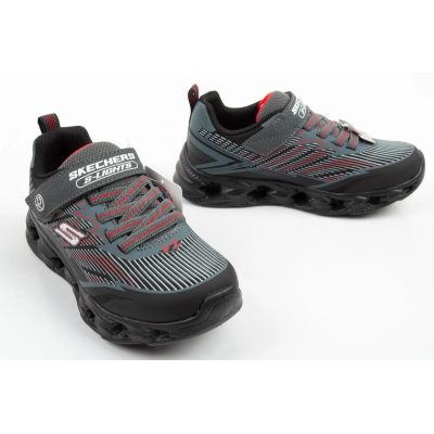 8. Skechers buty sportowe dziecięce Veltrox 2.0 LED dla chłopca na rzep