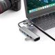 9. Adapter Tech-Protect HB03 HUB Adapter 5w1 USB-C + USB2.0 + USB3.0 + RJ45 - szary