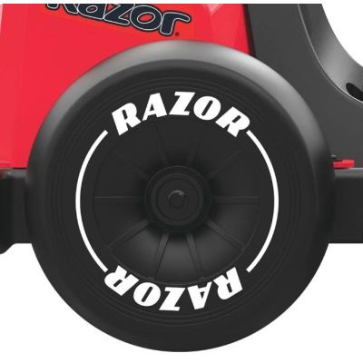 8. Razor Ground Force Elite - Gokart elektryczny, czarno-czerwony