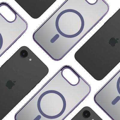 11. Etui 3mk Frosty MagCase na Apple iPhone 16E - fioletowe
