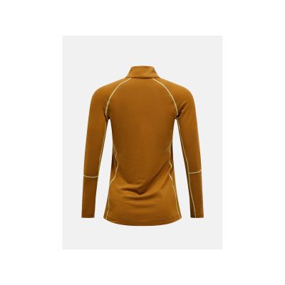 3. Koszulka Termiczna PEAK PERFORMANCE Magic Half Zip Wool-blend Baselayer Women brązowy
