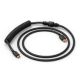 7. Glorious GMMK Coiled Cable Phantom Black, Spiralkabel, USB-C/USB-A, czarny