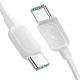 3. Kabel Joyroom S-A14 USB-C - USB-C 60W 1,2m - biały