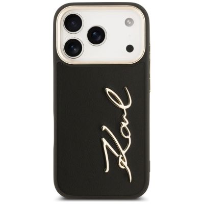 3. Etui Karl Lagerfeld Karl Script Logo na iPhone 17 Pro - czarne