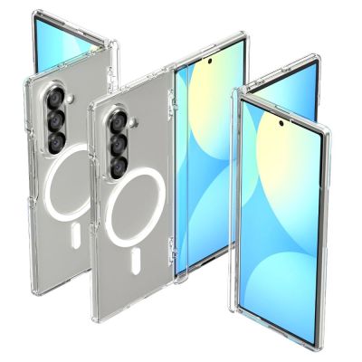 2. Etui Spigen Tough Armor Pro Mag MagSafe na Samsung Galaxy Z Fold 7 - przezroczysto-białe