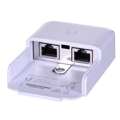 7. Zabezpieczenie przeciwprzepięciowe do budowy sieci LAN UBIQUITI ETH-SP-G2 (RJ-45)