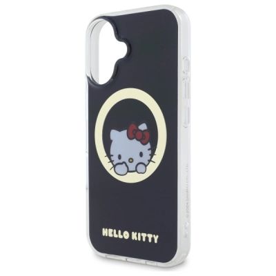 6. Etui Hello Kitty IML Sweet Kitty Magsafe na iPhone 16 - czarne