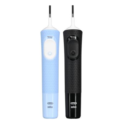 22. Oral-B Vitality Pro Duo Dorosły Obrotowo-pulsacyjna szczoteczka do zębów Czarny, Niebieski, Biały