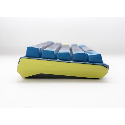 8. Ducky One 3 Daybreak Mini klawiatura Gaming USB Niemiecki Czarny, Niebieski, Zielony