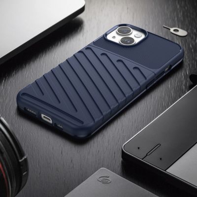 7. Thunder Case etui iPhone 14 pancerny pokrowiec niebieski