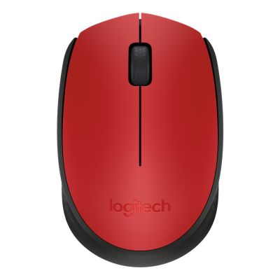 3. Mysz Logitech M171 910-004641 (optyczna; 1000 DPI; kolor czerwony)