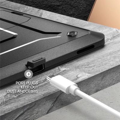 4. Etui Supcase Unicorn Beetle Pro na Samsung Galaxy Tab S9 11.0 / S9 FE / S10 FE / S10 Lite 10.9 X710 / X716B / X510 / X516B / X520 / X526 / X400 / X406B - czarne