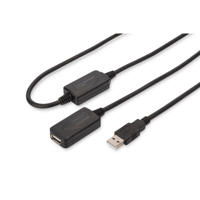 6. Kabel DIGITUS  DA-73102 (USB   ; 20m; czarny)