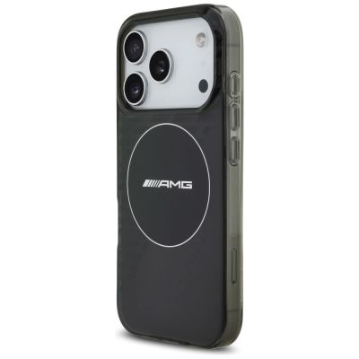 2. Etui AMG Double Layer Transparent Smocked MagSafe do iPhone 17 Pro - czarne