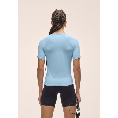 3. Koszulka damska CASALL Essential Tee kolor niebieski
