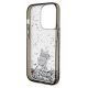 7. Etui Karl Lagerfeld Liquid Glitter Choupette na iPhone 14 Pro Max - przezroczyste