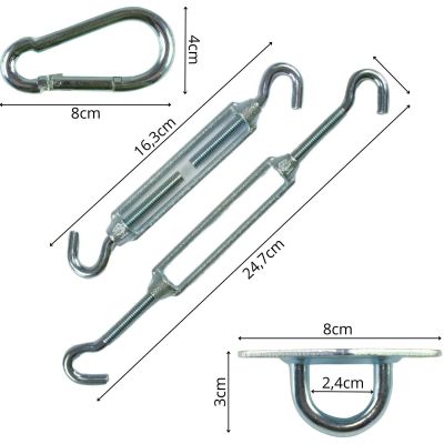 2. UCHWYT MONTAŻOWY DO ŻAGLA PRZECIWSŁONECZNEGO