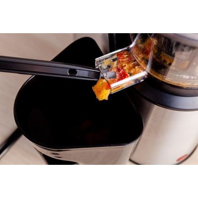 10. ELDOM WYCISKARKA WOLNOOBROTOWA PJ400 400W SREBRNO-CZARNA ,ŚLIMAK BPA FREE 80 [OBR./MIN]