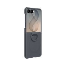 EF-EF776CBE Samsung Silicone Magnetic Cover with Ring for Galaxy Z Flip 8 Black