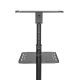 14. MACLEAN STOLIK MOBILNY DO PROJEKTORA/LAPTOPA REGULOWANY, STALOWY MAX.10KG MC-207
