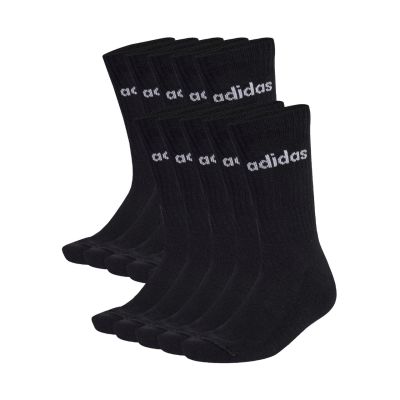 Skarpety adidas Cushioned Linear Crew 10 par czarne KF9092