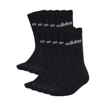 Skarpety adidas Cushioned Linear Crew 10 par czarne KF9092