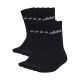 Skarpety adidas Cushioned Linear Crew 10 par czarne KF9092