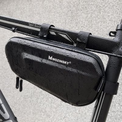 10. Wozinsky torba rowerowa na ramę roweru 1,5 l czarny (WBB10BK)